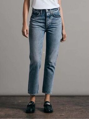Rag & Bone Nina High-Rise Ankle Cigarette Jeans Size 30